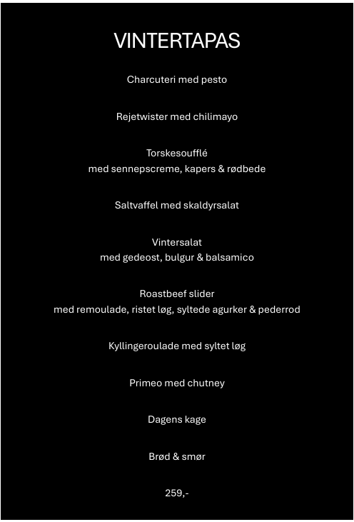 vintertapas